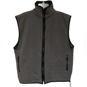 Gray Fleece Vest by ARMY NAVY